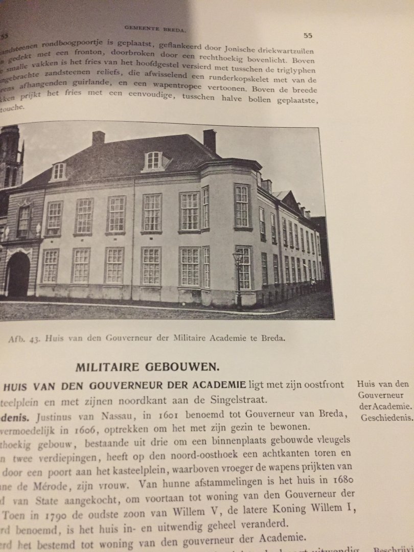 Jan Kalf - Breda,De monumenten van geschiedenis en kunst in de provincie Noord-Brabant