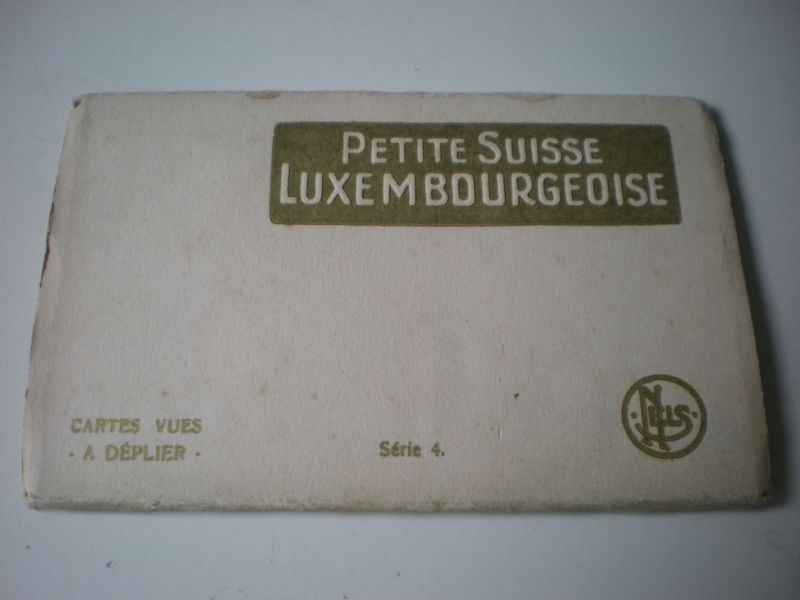 postcards. ansichtkaarten - Petite Suisse Luxembourgeoise. 10 cartes-vues a deplier Serie 4.