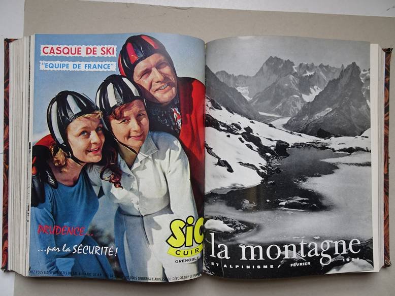 Devies, Lucien, Couzy, Jean, a.o. (ed.). - La Montagne & Alpinisme; Revue du Club Alpin Français et du Groupe de Haute Montagne. 19 Issues, No. 7, 1956/ No. 25, 1959.