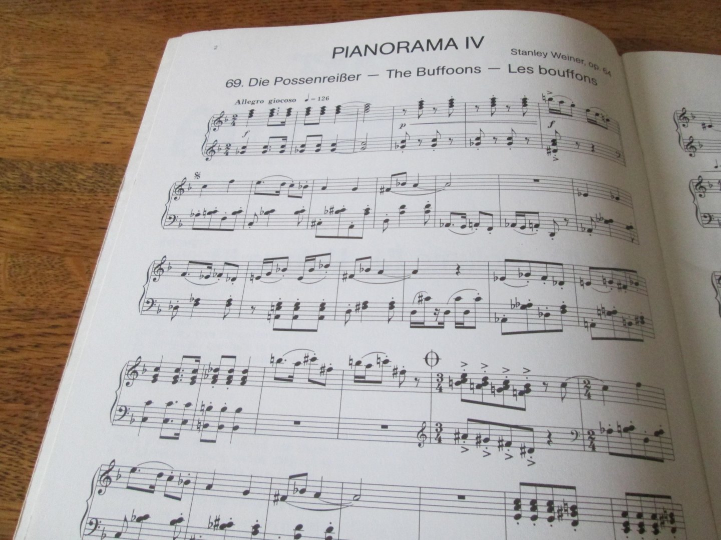 Stanley Weiner - Pianorama deel 1, deel 2, deel, 3, deel 4 (Pianoboeken)