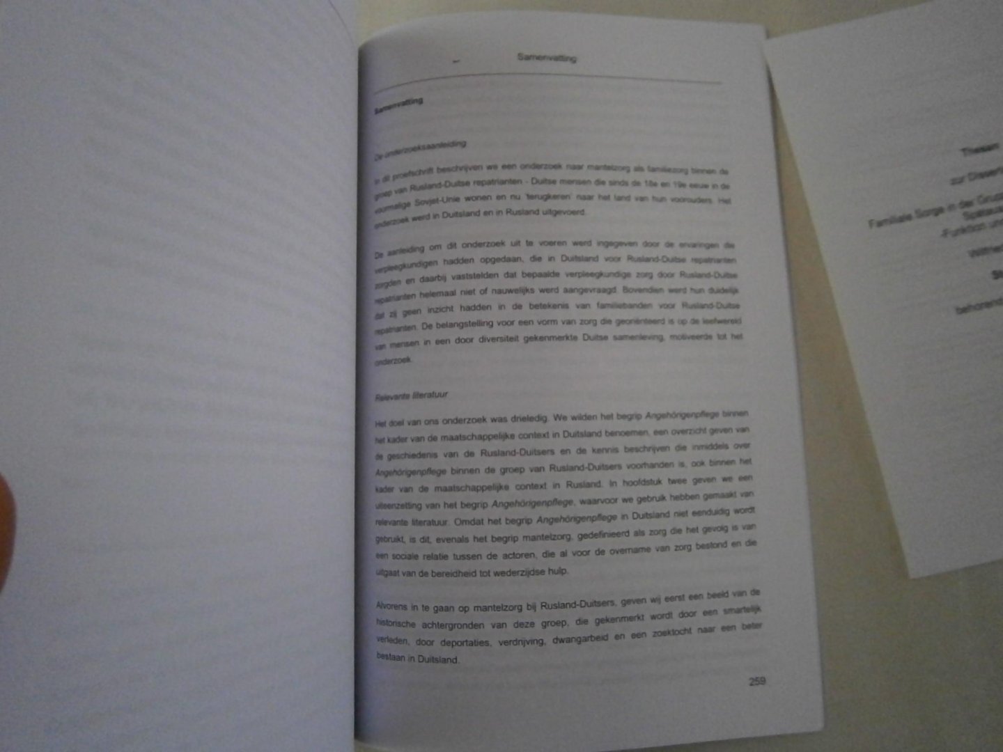 Schnepp, Wilfred - Familiale Sorge, in der Gruppe der russlanddeutschen Spätaussiedler