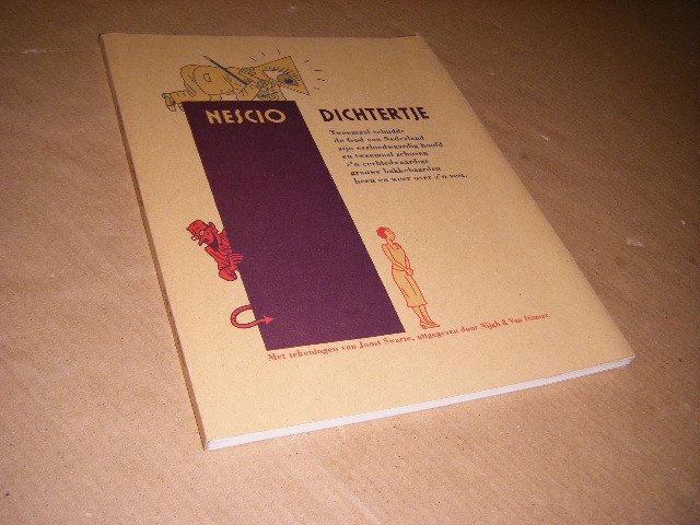 Nescio ; Joost Swarte (tekeningen) - Dichtertje