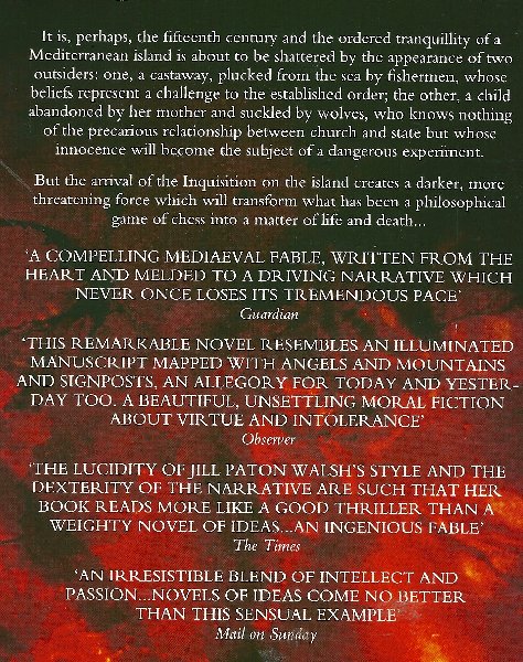 Walsh, Jill Paton - Knowledge of angels   Shortlisted booker prize 1994