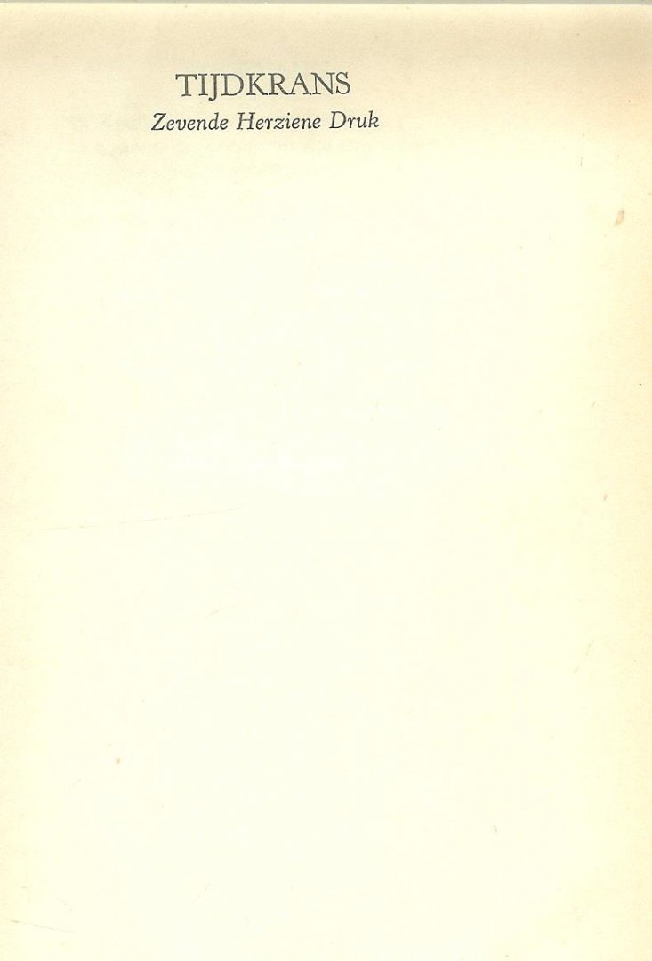 Guido Gezelle's - Guido Gezelle's dichtwerken. Deel  II Tijdkrans - Rijmsnoer - Laatste verzen - Verklarend glossarium - Alphabetisch register, Tekst