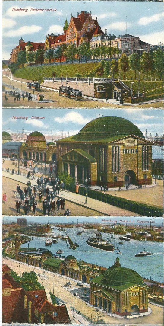 Anoniem - Oud souvenir album: Hamburg : Ansichten in feinster Ausführung : nach Originalen von Wilh. Heinemann