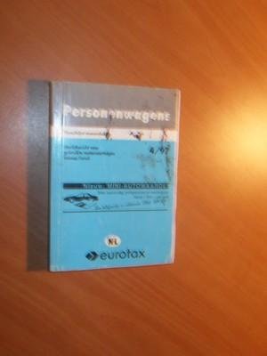 Eurotax - Eurotax Personenwagens 4/97