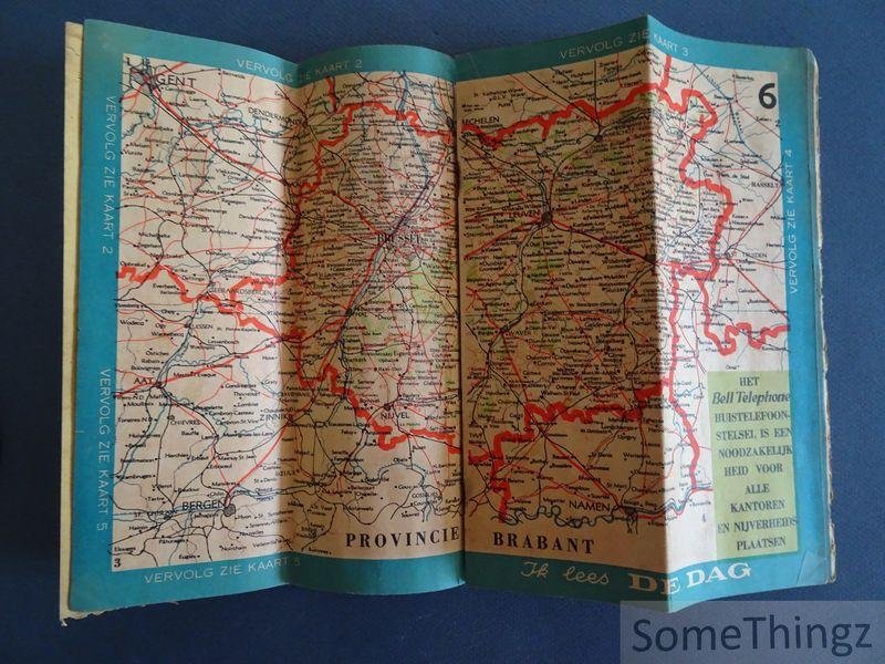 W. Seghers (samengesteld en getekend door) - Nieuwe praktische toeristenkaart van België en het Goot Hertogdom Luksemburg.