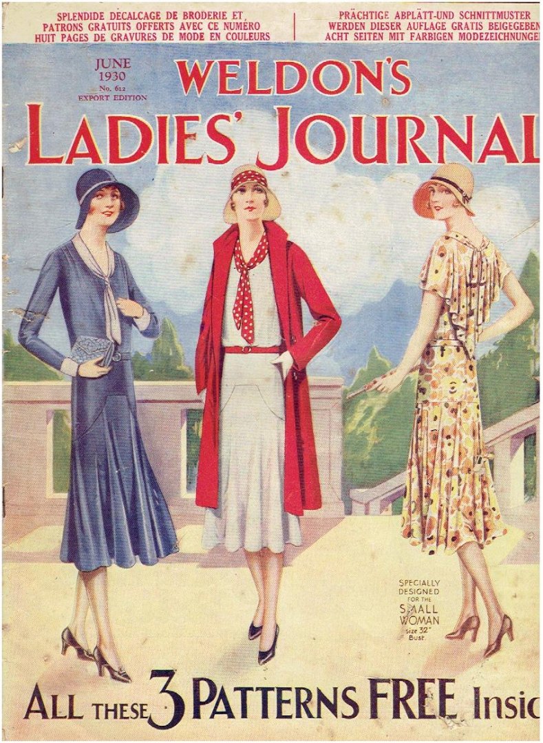 WELDON - Weldon's ladies journal - June 1930 - No. 612 - export edition.