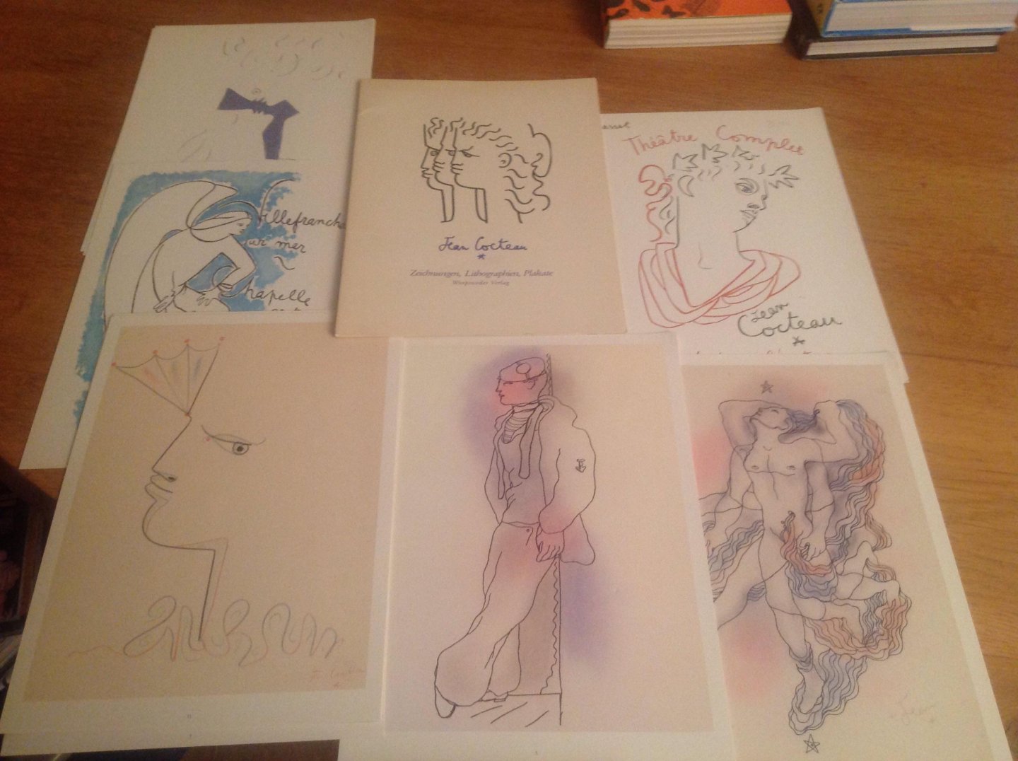  - Jean Cocteau 10 kunsplaten in map