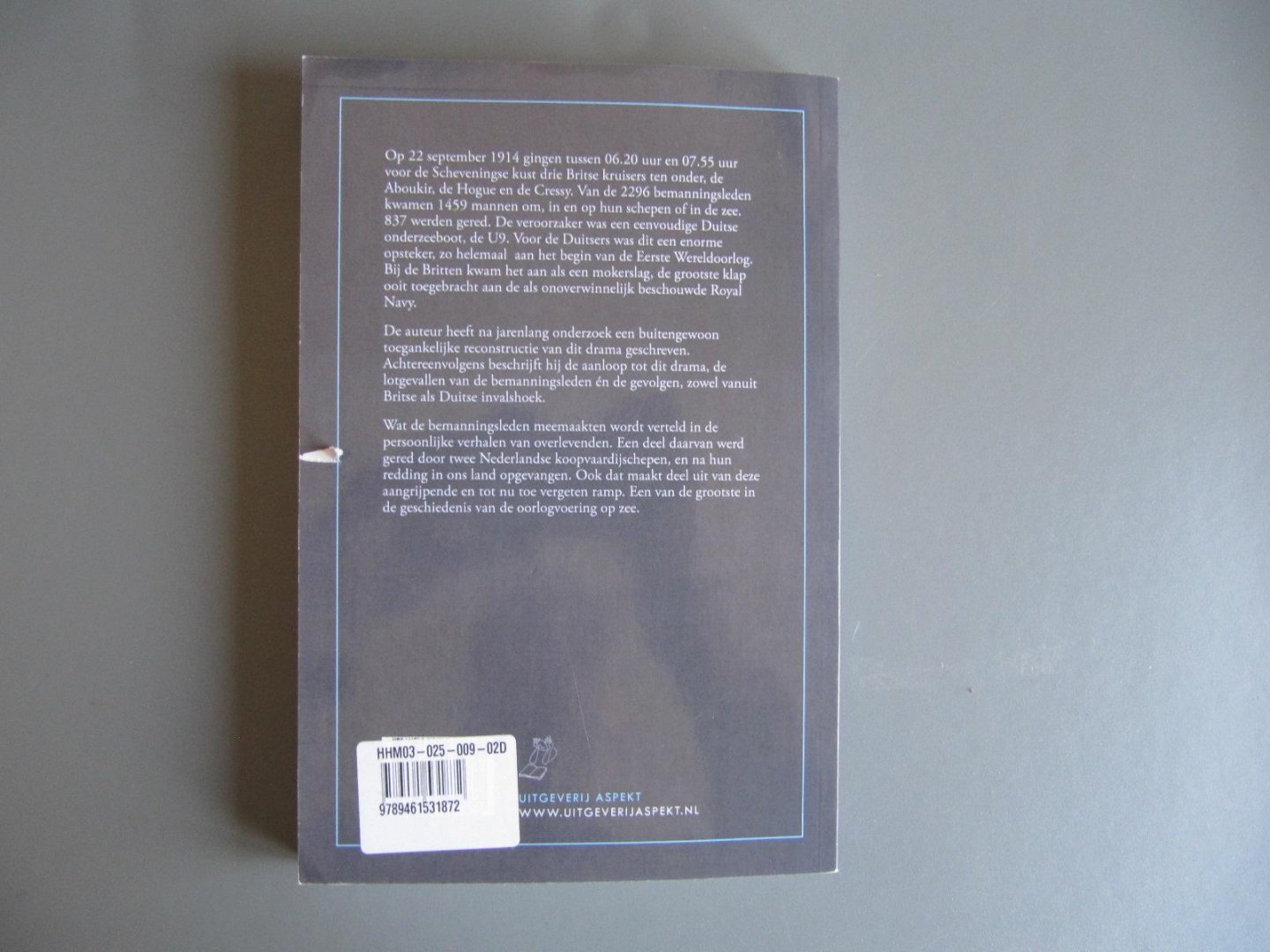 Henk H.M. van der Linden - Drie massagraven voor de Nederlandse kust 22 september 1914