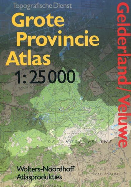 Topografische Dienst - Grote Provincie Atlas 1: 25000 Gelderland/Veluwe