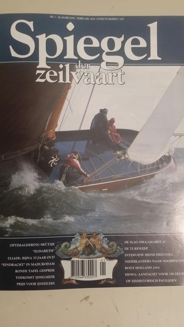 Bruijn, Wim de - Spiegel der Zeilvaart Jaargang 2004 Compleet. 10 nummers in verzamelband.