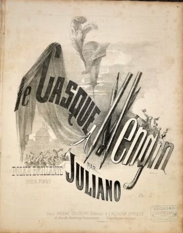 Juliano, A.P.: - Le Casque à Mangin. Polka brillante pour piano par Juliano