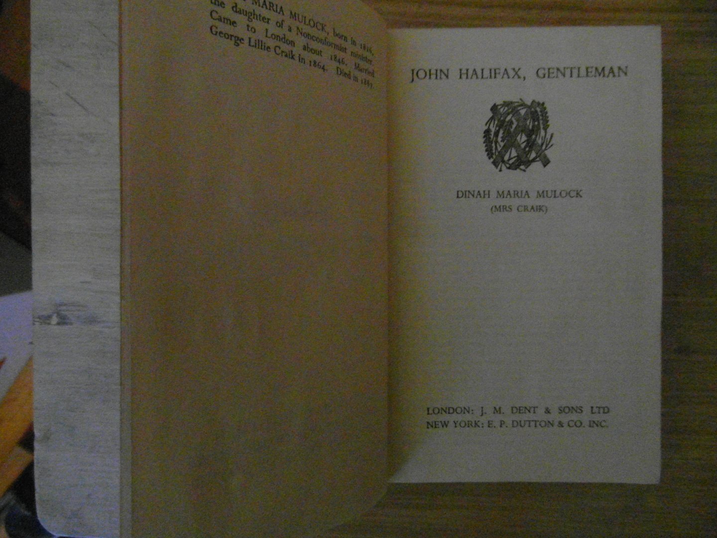 Mulock, Dinah Maria - John Halifax, Gentleman
