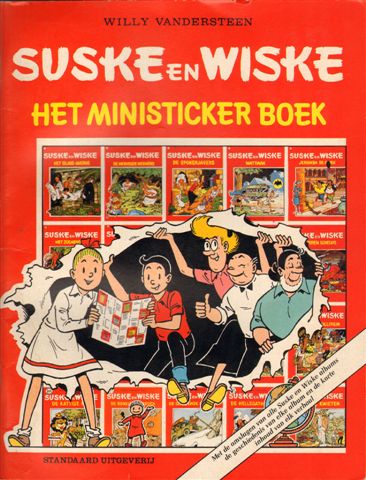 Vandersteen, Willy - Suske en Wiske. Het ministicker boek, 56 pag. geniete softcover, compleet, goede staat