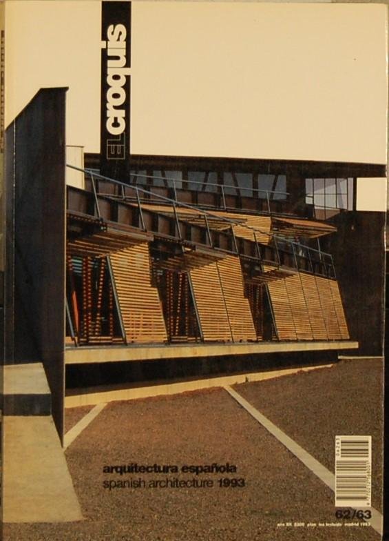 - - El Croquis 62/63. Arquitectura Espanola 1993
