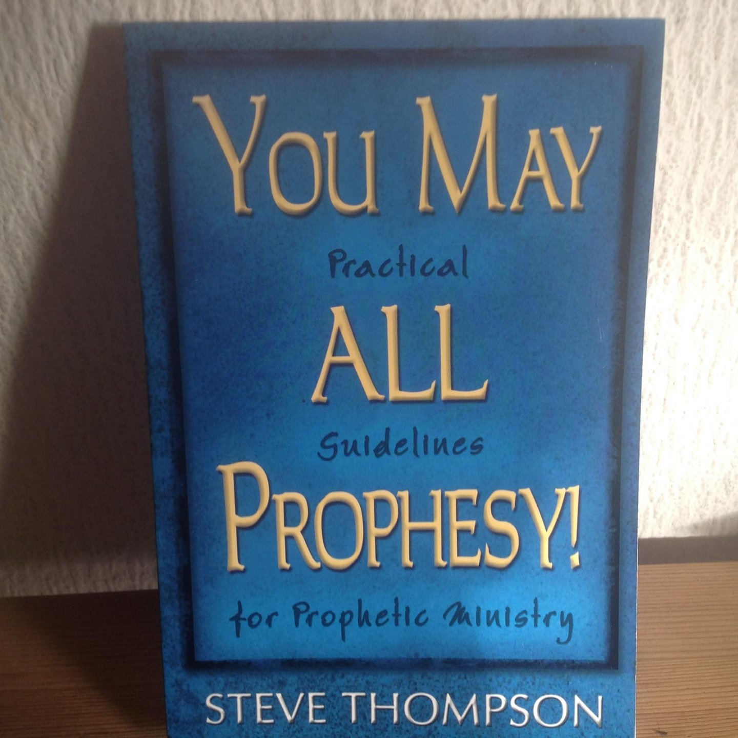 Steve Thompson - You May all Prophesy