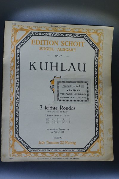 Kuhlau - 3 leichte Rondos