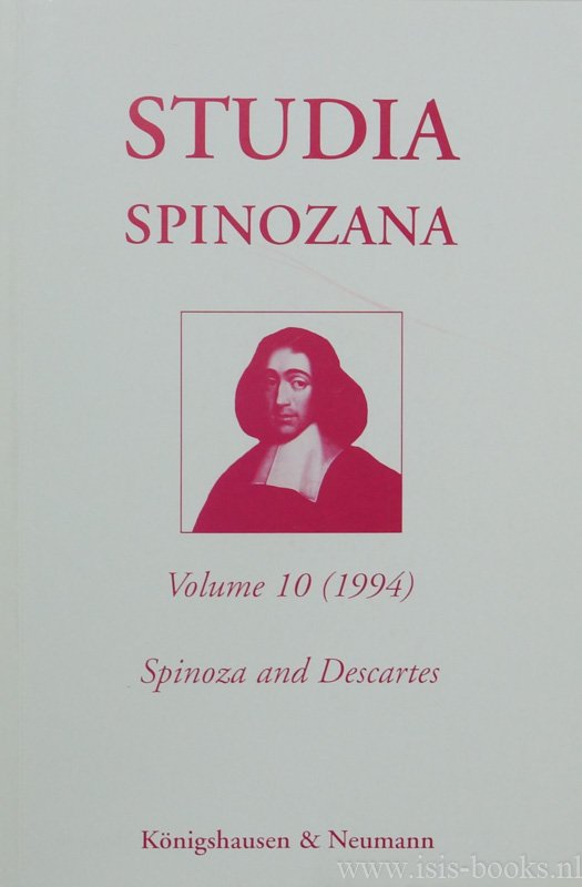 SPINOZA, B. DE, BEYSSADE, J.M., KLEVER, W.N.A., WILSON, M., (ED.) - Spinoza and Descartes.