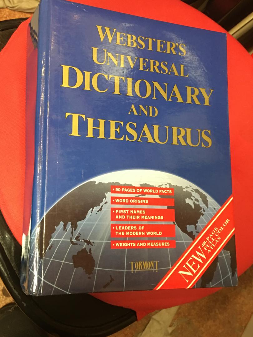  - Webster's Universal Dictionary and Thesaurus