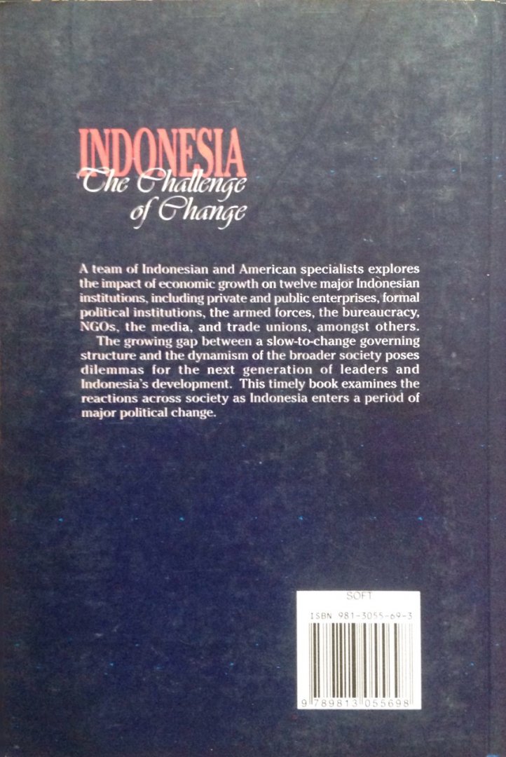 Baker, Soesastro, Kristiadi en Ramage - Indonesia - the challenge of Change