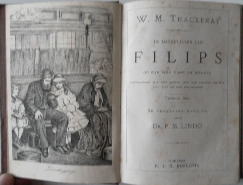 Thackeray W M Herzien door  Lindo P M - De lotgevallen van Filips op zijn weg door de wereld Tweede deel