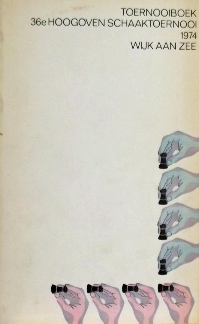 Leo C.A. van Kuijk. - Toernooiboek 36e Hoogoven schaaktoernooi 1974 Wijk aan Zee.