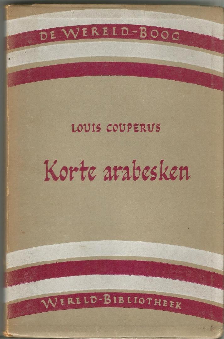 Couperus  Louis   - MODERn  TOERISME  (Een bloemlezing uit zijn werk)