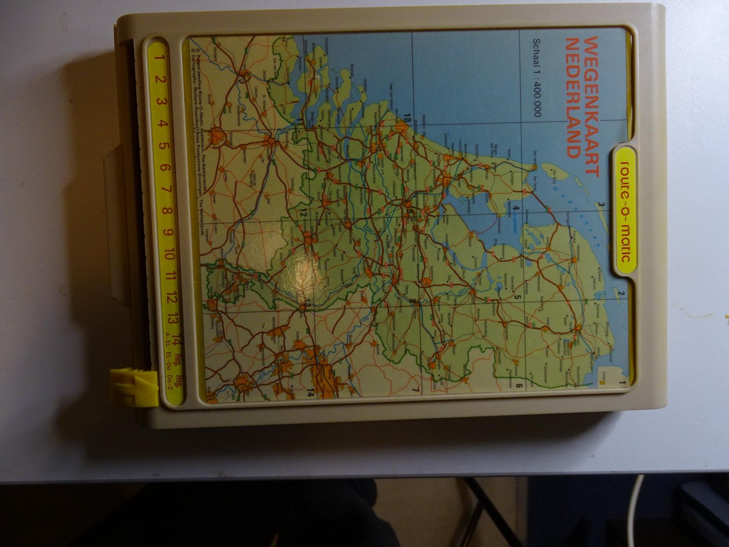 Anoniem - route-o-matic Wegenkaart van Nederland