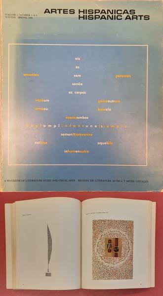 BARNSTONE, WILLIS & CONCRETE POETRY. - Artes Hispanicas / Hispanic Arts Volume 1 Number 3 & 4 Winter Spring 1968 - A World look at Concrete Poetry