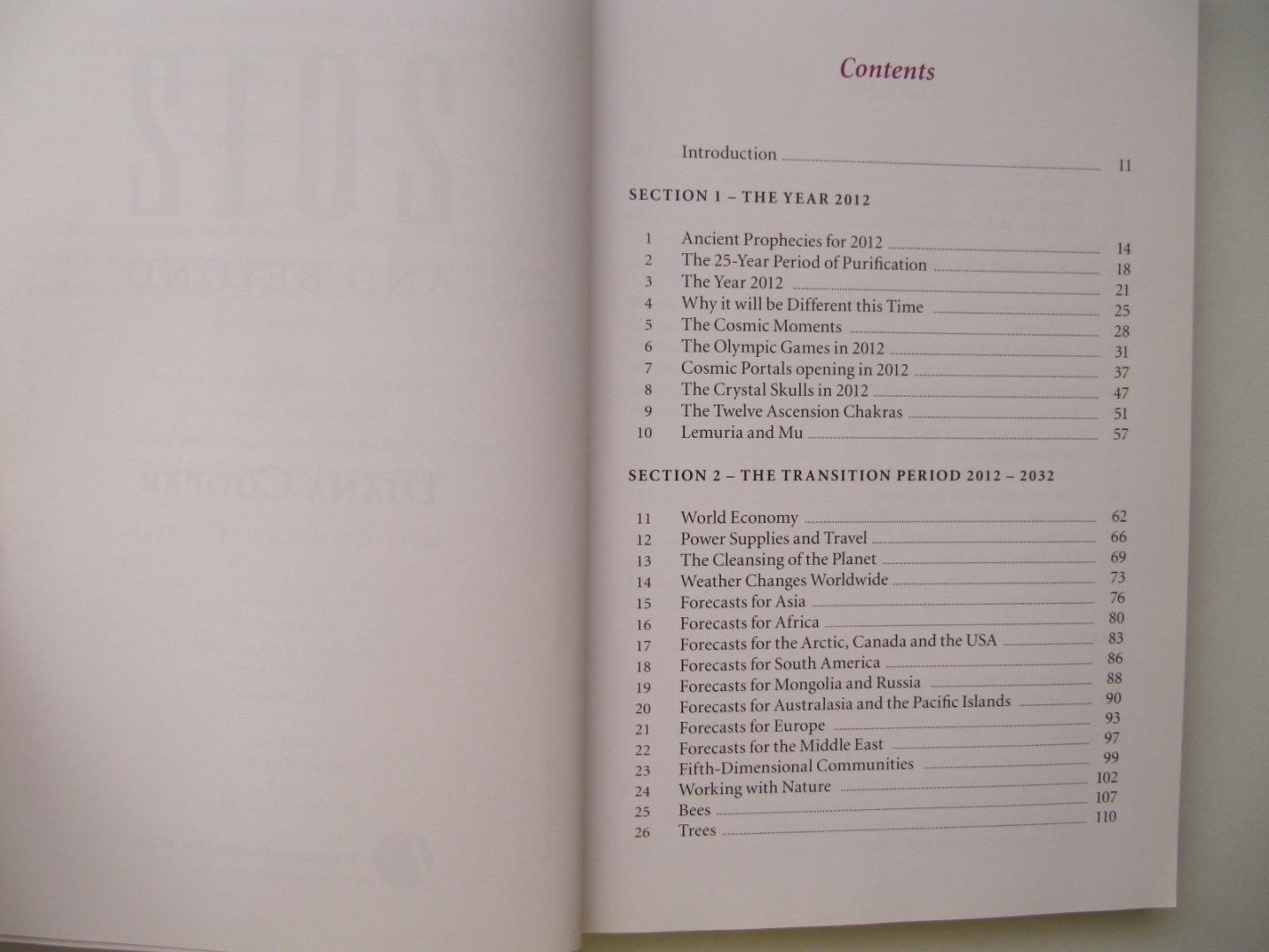 Cooper, Diana - 2012 and Beyond / An Invitation to Meet the Challenges and Opportunities Ahead