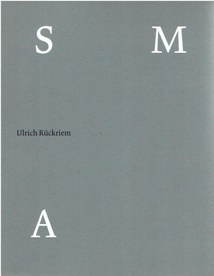 KEERS, Frits [Ed.] - Design: Walter NIKKELS - Ulrich Rückriem. SMA Cahiers 7.