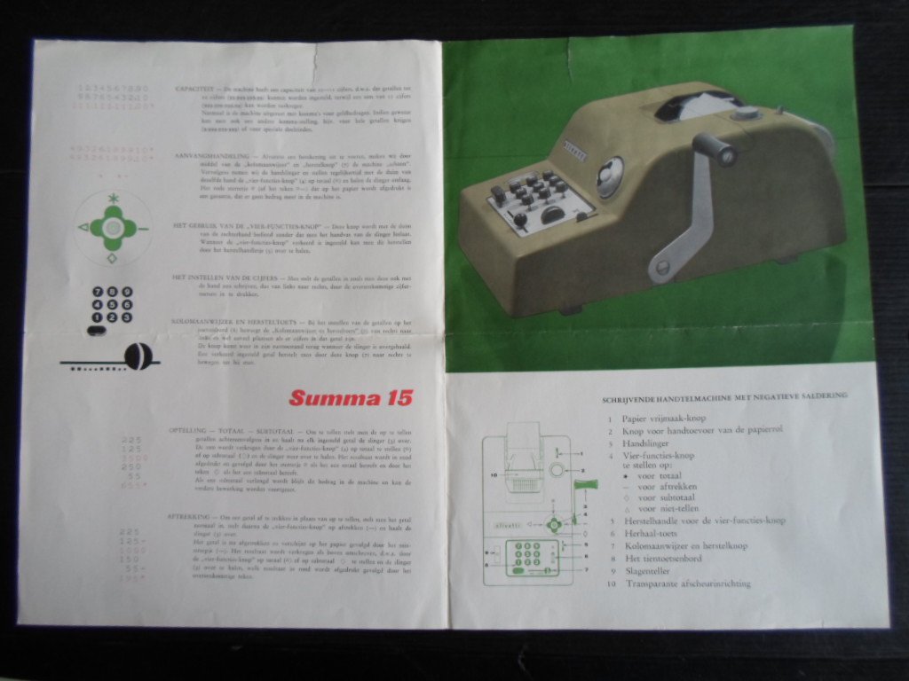 Folder - Olivetti handtelmachine
