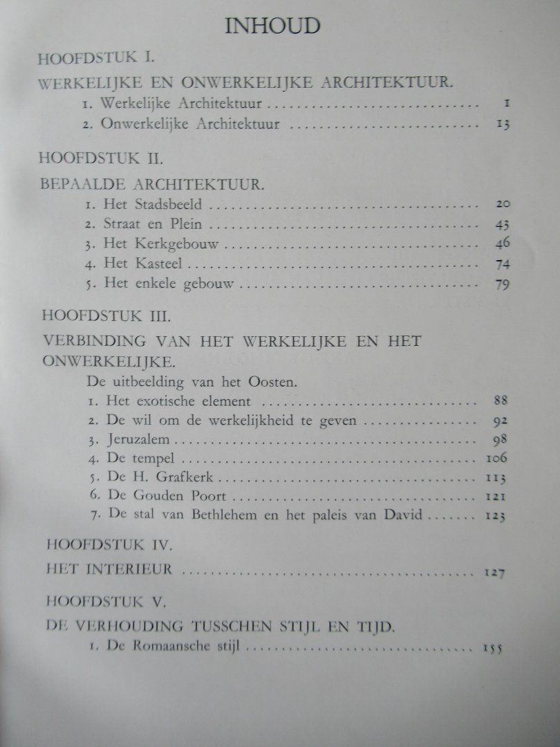 Jong, Jan de Dr. - Architektuur bij de Nederlandsche schilders voor de Hervorming