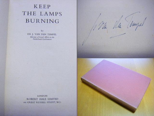 Tempel, J. van den - Keep the lamps burning [Gesigneerd - Signed]