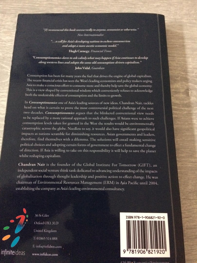 Nair, Chandran - Consumptionomics