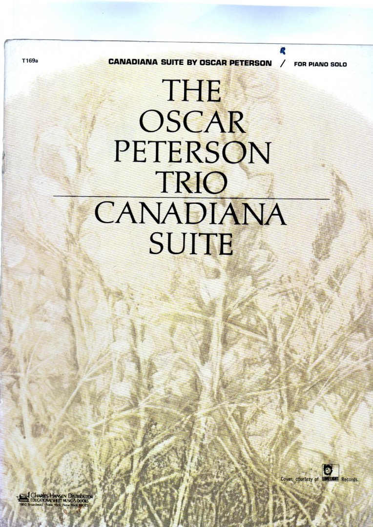 peterson, Oscar - Canadiana suite Sheet music