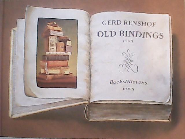 Gerd Renshof - Old Bindings / Oude boeken in olieverf