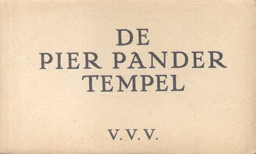 V.V.V. - Leeuwarden - De Pier Pander Tempel (Booklet met 10 ansichtkaarten)