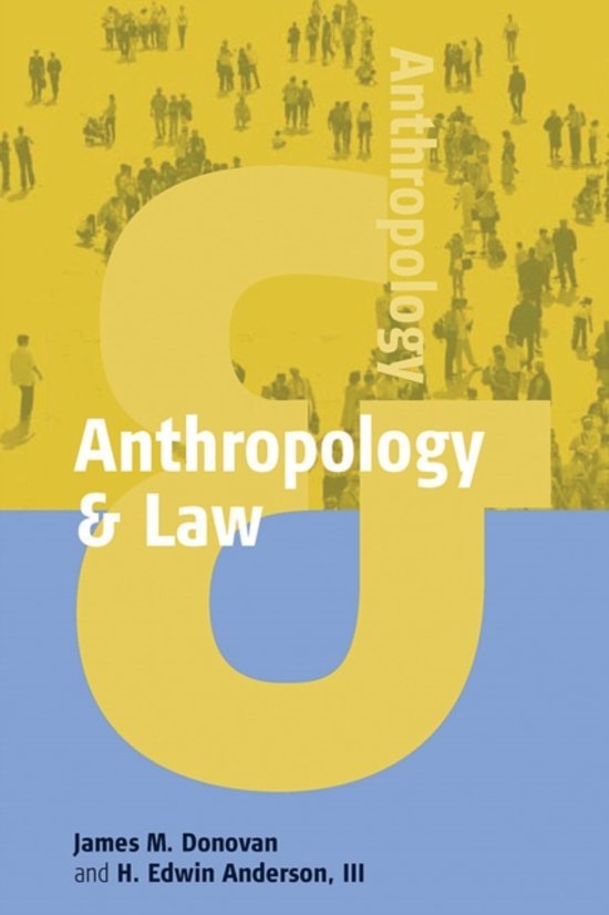 Donovan, James M. & H. Edwin Anderson, III (eds.) - Anthropology & law.