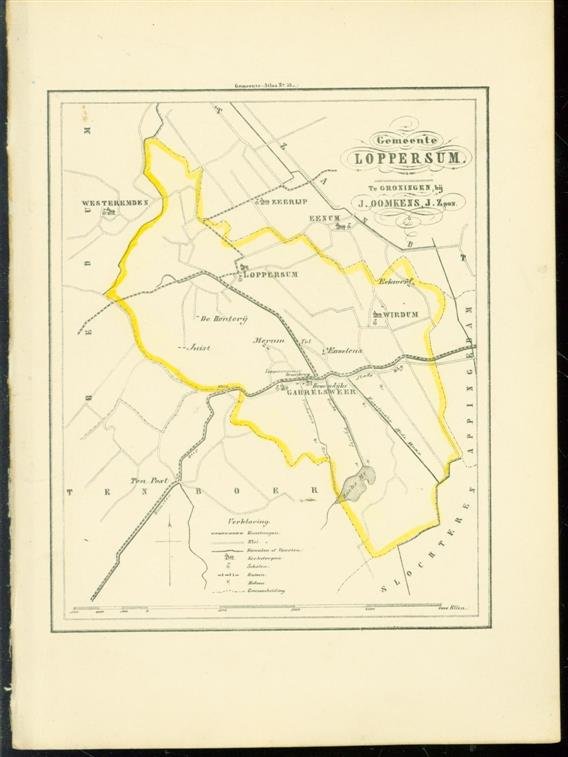 Fehse, C. - (GEMEENTE KAART - MUNICIPALITY MAP) - Loppersum