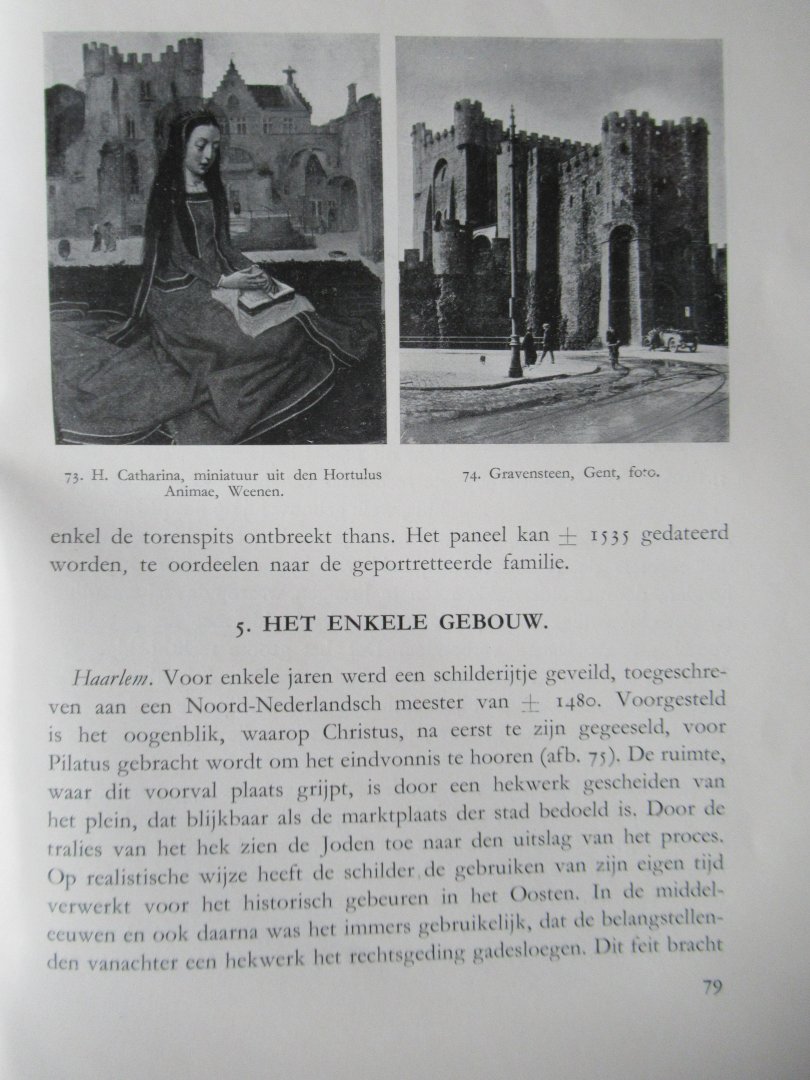 Jong, Jan de Dr. - Architektuur bij de Nederlandsche schilders voor de Hervorming