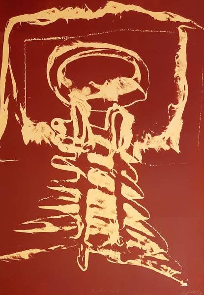 MARKUS GUTHöRL. (DEUTSCHLAND) - 'Big Red Owl II'.