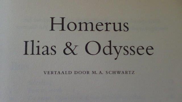 Homerus ( vert. Schwartz ), - Ilias & Odyssee.