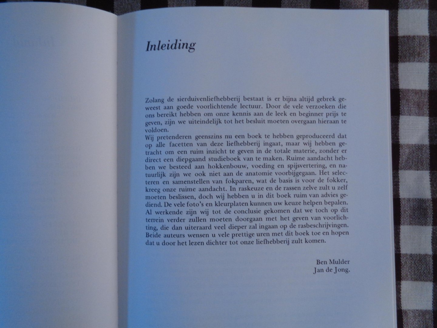 Mulder - Sierduiven / druk 1