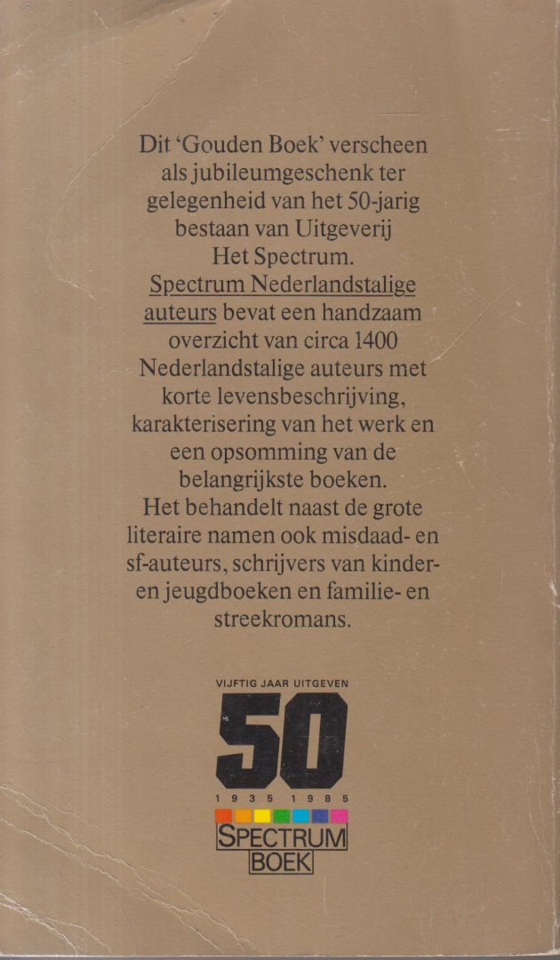 Moerman (samenstelling), Josien - Spectrum van Nederlandstalige auteurs