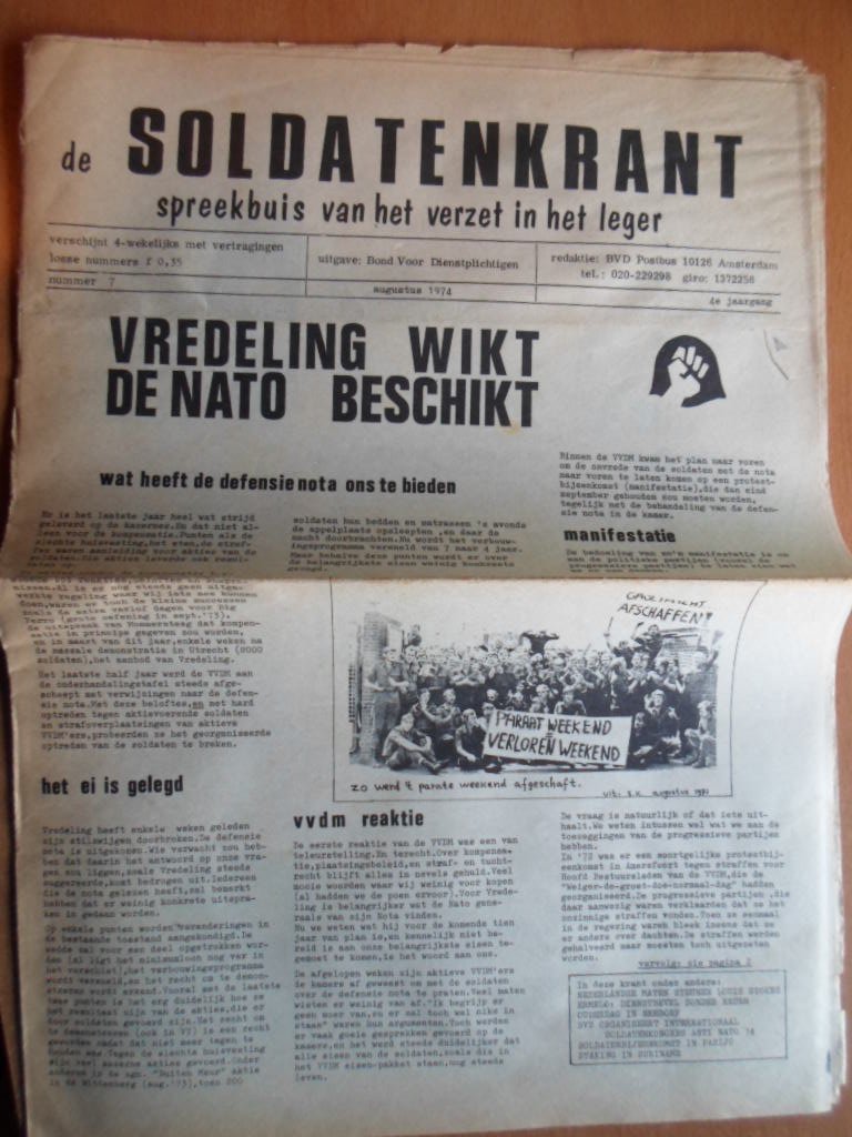  - De Soldatenkrant, Spreekbuis vh verzet in het leger