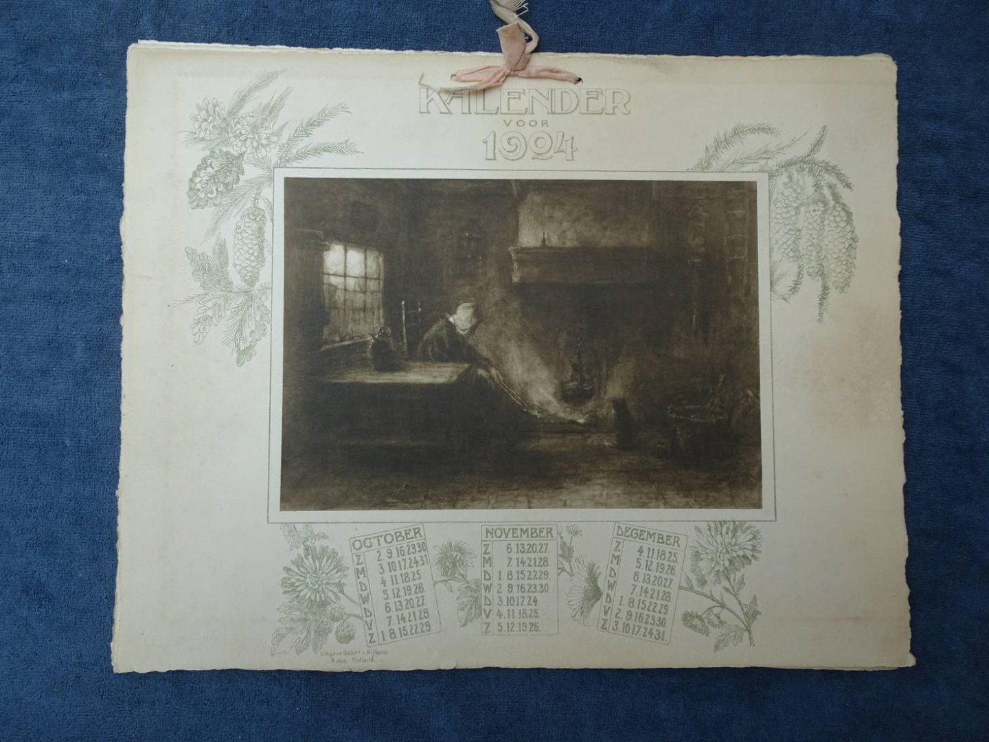 N.n.. - Kalender voor 1924.