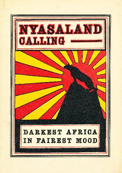 Nyasaland - Nyasaland calling : Darkest Africa in fairest mood : A travel guide to the Nyasaland Protectorate / Issued by the Nyasaland Advisory Committee on Publicity.