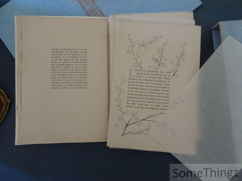 André Gide et Marianne Clouzot (ills.) - La tentative amoureuse ou le traité du vain désir. [N° 511 de 595 exemplaires numérotés.]